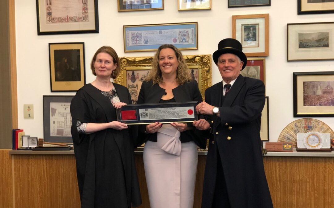 Award-winning London-based lawyer and Founder of A City Law Firm, Karen Holden, has been invited to gain Freedom of the City.